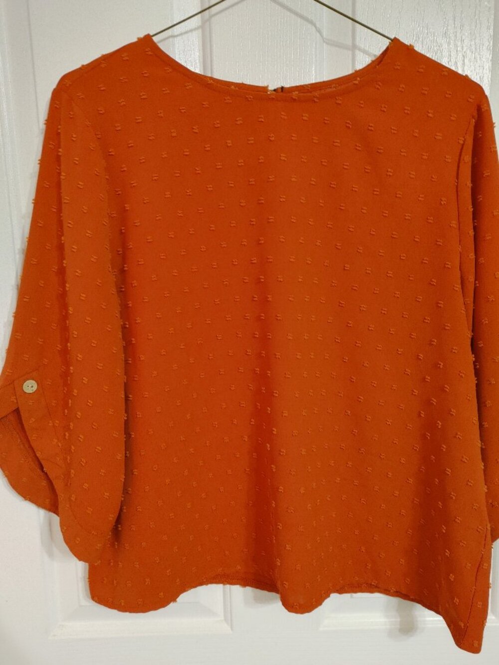Size XL orange/rust top